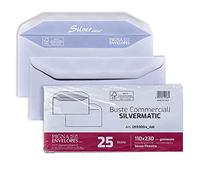 Pigna enveloppes blanches sans fenêtre 110 x 230 mm 25 pièces