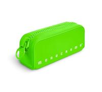 Pigna, étui en silicone souple, couleur FLUO unie avec fermeture éclair, couleur verte, emballage 1 pièce