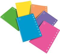 Pigna Fluo Carnet de notes A4 40 feuilles Multicolore