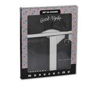 Pigna, kit de voyage MONOCROME, set (masque de sommeil, porte-passeport, étiquette de bagage), noir