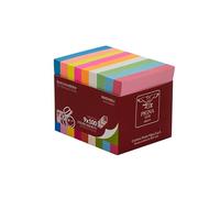 Pigna, Marque-pages autocollants Mister Memo Box, 100 feuilles en 9 couleurs, 7,6 x 7,6 cm