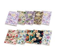 Pigna Cahier Maxi Nature Fleurs A4 21x29,7 cm 80 g papier recyclé 10 pièces