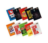 Pigna Maxi Cahiers BBurago, lot de 10, format A4, couverture traitée, papier 80 g FSC, édition exclusive collection Bburago, 5M, quadrillés 5 mm