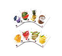 Pigna, Maxi Carnet Fruits, A4 21x29,7 cm, 80 pages + gardes, papier 80 g/m², intérieur 1R, ligné, Couvertures assorties, 10 pièc.