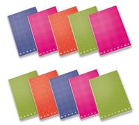 Pigna, Maxi MONOCROMO PATTERN, couverture avec traitement spécial, 72 pages + page de garde, papier 80 g/m², intérieur 5M,5 mm carré, 10 pcs.