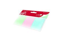 Pigna, Mister Memo bloc-notes, couleurs pastel, 3 couleurs x100 feuilles, format 3,8x5 cm, 1