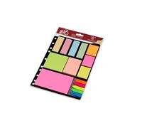 Pigna, MISTER MEMO notes autocollantes, couleurs assorties, taille 25x19 cm, 1 set