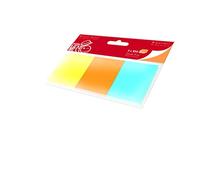 Pigna, Mister Memo pastilles adhésives, feuilles adhésives, couleurs fluorescentes, 3 couleurs par 100 feuilles, format 3,8x5 cm, 1