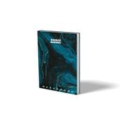 Pigna Monochrome Sins Agenda 16 mois, date libre bleu et noir