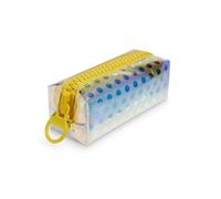 Pigna, trousse à fermeture éclair, jaune avec effet irisé, paquet de 1 pièce
