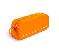 Pigna, trousse en silicone souple, couleur unie FLUO avec fermeture éclair, couleur orange, paquet de 1 pièce
