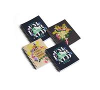 Pigna x Bridgerton, lot de 4 cahiers à spirales, grand format, intérieur 1R, ligné