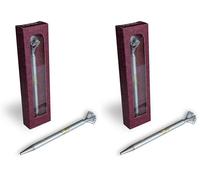 Pigna x Bridgerton, stylo à bille, corps logoté et détail diamant, dans un coffret cadeau 1 pièce (Lot de 2)