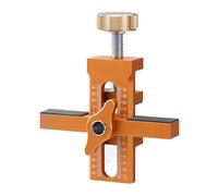 Pigner de Montage de Porte à Gain de Temps avec des Bits de Tarière de 6 Mm de 8 Mm 10 Mm, Aluminium Alloy Taupe Installation de la Porte Installation du Localisateur, Gabarit