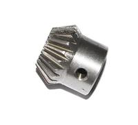 Pignon 1 pièces 0.4M 0.5M 0.8M 1M engrenage conique 13T 15T 18T 25 dents pignon conique 0.5 Module 1 Module 15 dents engrenage hélicoïdal biseauté arbre d'alésage(1M 15T steel 6.35MM bore)