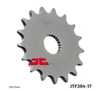 Pignon 17 dents pas 520 type JTF394 pour Aprilia AF1 ETX MX Pegaso Red Rose RS RX SX 125 // HM-Moto CRE-B CRM-B 125