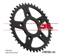 Pignon 41 dents pas 520 type JTR701 NOIR pour Aprilia Tuono Tuareg RS 125 // Cagiva Mito N1 Raptor Supercity 125