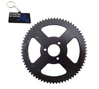 Pignon 68 dents 26 mm 25H de chaine arrière, en acier, de Stoneder, pour Mini Pocket bike chinoise à 2 temps de 47 cc et 49 cc ATV Quad 4 roues Goped scooter.