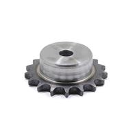 Pignon à chaîne à rouleaux dentés, Pignon de chaîne à rouleaux dents 10-21T 10A 5 points pas 15.875mm 45# alésage en acier 12-16mm(21 Teeth(Bore 16mm)