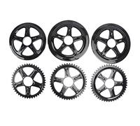 Pignon à chaîne BAFANG avec Couvercle en Plastique 44T 46T 48T Anneau de chaîne pignon de Moteur de vélo électrique pour Moteur BBS01 BBS01B BBS02 BBS02B (46T avec Couvercle en Plastique)