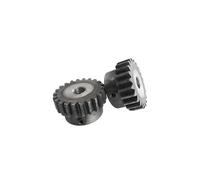 Pignon à denture droite 1,5 m 16 T 1,5 mod. Trou droit 6/8/10/12 mm Engrenage principal en acier 45# transmission à crémaillère CNC (10 mm Keyway 4 mm, 5 pièces 1,5 m 16 Teeth)