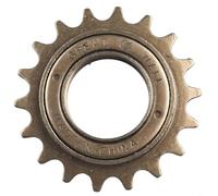 Pignon à roue libre de vélo en acier à vitesse unique - 12T/14T/16T/18T fileté pour vélos de route, banlieue et fixie - Compatible avec filetage intérieur de 34 mm (16T)