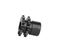 Pignon à rouleaux, Pignon à double rangée for chaîne rouleaux, 1 pièce, 10T, 12T, 13T, 04C, 25H, engrenage en acier 45#, plusieurs tailles d'alésage(13 Teeth,6mm (Groove))