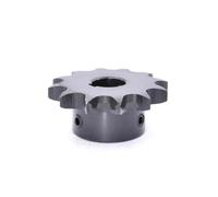 Pignon à rouleaux pour chaîne Roue de pignon d'entraînement industriel 08B, 45#, en acier, 10-20 dents, alésage clavette 10-40mm(17 Teeth,25mm (keyway 8mm))