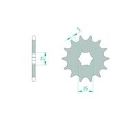 Afam Pignon Acier Anti-Boue 30300 - 520