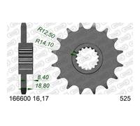 Pignon AFAM Acero Standard 166600-paso 525 pour Moto Pièces de Rechange