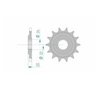 Pignon AFAM acier standard - 520