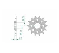 Pignon AFAM Acero Standard 28402-paso 520 pour De Pièces Rechange Accessoires