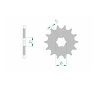 Pignon AFAM Acero Standard 30300-paso 520 pour Moto Pièces de Rechange Accessoir