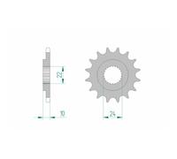 Pignon AFAM Acero Standard 61301-paso 520 pour De Pièces Rechange Accessoires PC