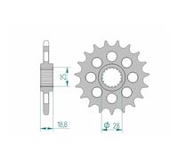 Pignon AFAM Acero Standard 61602-paso 525 pour Moto Pièces de Rechange
