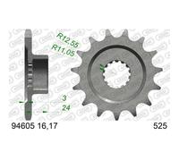 AFAM Pignon acier standard 94605 525 compatible avec MV AGUSTA TURISMO 800
