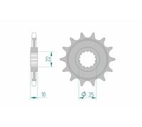 Afam Pignon Type 94312 – 13 dents Acier Pas 520 pour Gas-Gas EC 250 Enduro
