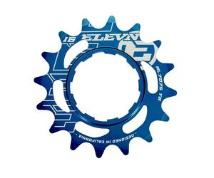 Pignon alluminium Elevn Bleu