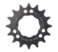 Pignon alu Onyx 7075 Shimano Noir
