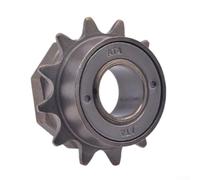 Pignon arrière de vélo à vitesse unique, pignon arrière 12T 16T pour Fixie, vélo de piste, volant d'inertie de rechange, argent et or (12T)