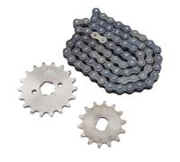 Pignon Arrière De Vélo, Pignon De Moteur Avant 420 18T, Kit De Pignon Arrière De Chaîne 60 Maillons 14T Pour Bricolage Scooter VTT Vélo Moto Vélo