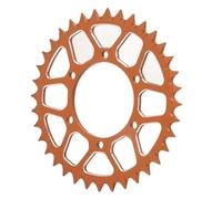 Pignon arrière RC 36 Dents en Alliage d'aluminium pour Moto électrique LOSI 1/4 Promoto MX, Durable, léger, Transfert de Puissance Fluide, Performances améliorées, Installation (Orange)