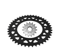 Pignon Avant/arrière de Moto 525 CNC 15T 43T for CBR600 CBF600 PC38 2004-2007 PC31(15T 43T)