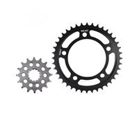 Pignon avant/arrière en acier carburé 530 16T 40T 41T 43T 44T for CBR900RR CB900 F CBF1000 CBF1000 F VTR1000 F(16T 40T)