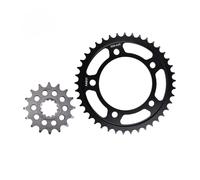 Pignon avant/arrière en acier carburé 530 16T 40T 41T 43T 44T for CBR900RR CB900 F CBF1000 CBF1000 F VTR1000 F(16T 41T)