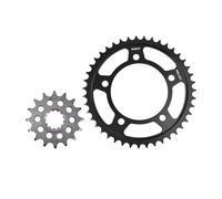 Pignon avant/arrière en acier carburé 530 16T 40T 41T 43T 44T for CBR900RR CB900 F CBF1000 CBF1000 F VTR1000 F(16T 43T)