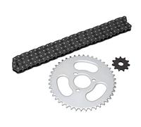 Pignon Avant et Arrière T8F, Chaîne de Rechange Haute Puissance T8F pour Karts Modifiés, VTT et Mini Motos