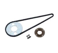 Pignon Avant Pignon de chaîne d'entraînement T8F 54 Dents 54 mm 4 boulons et Adaptateur de Roue Libre pour vélo de Poche, Pit, Dirt Bike Couronne Transmission(T8F-54T-Set)