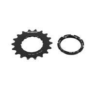 Pignon compatible bosch 18 dts (avec deport-epaulement 2,5mm) fsa noir pour chai