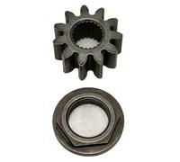 Pignon d'arbre de direction et bague pour MTD 741-0656 941-0656A 717-1554 Toro 112-0863, utilisé sur les conducteurs depuis 1999. 11 dents Alésage cannelé